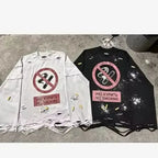 Cigarette Print Gothic Sweatshirt
