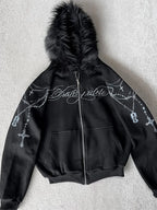 Faux Fur Hooded Jacket