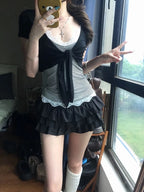 Lace Ruffle Cami Top