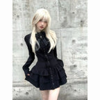 Lace Gothic Long Sleeve Dress