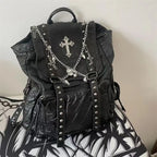 Cross Rivet Backpack