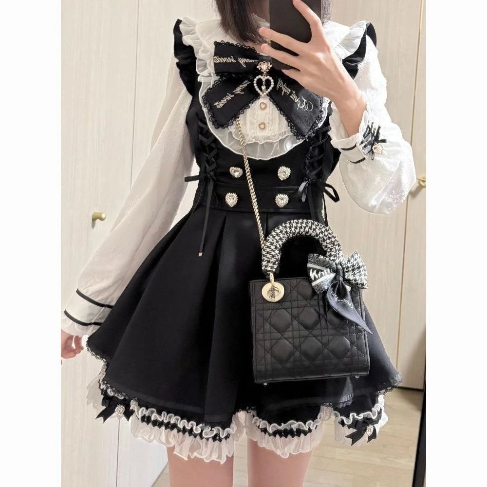 Plaid Bow Lolita Dress