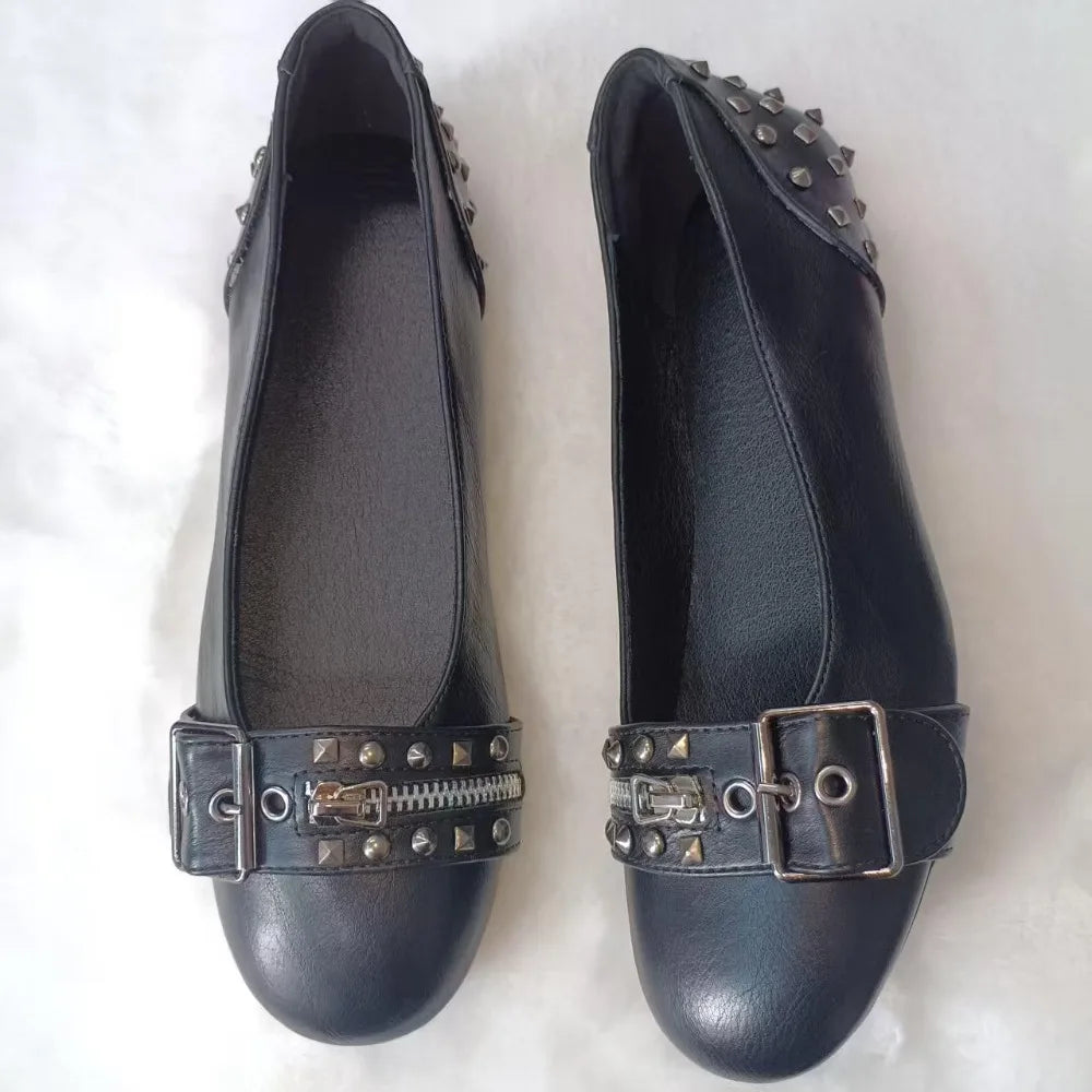 Studded Ballet Flats