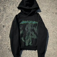 Grunge Print Oversized Hoodie