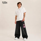 Cherry Blossom Embroidered Jeans