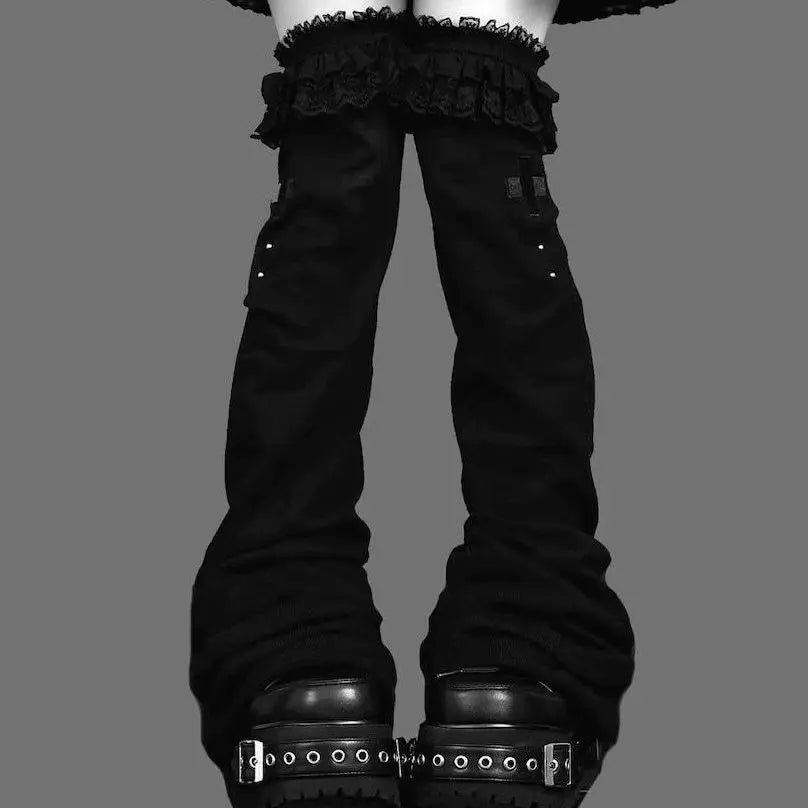 Lace Flare Leg Warmers