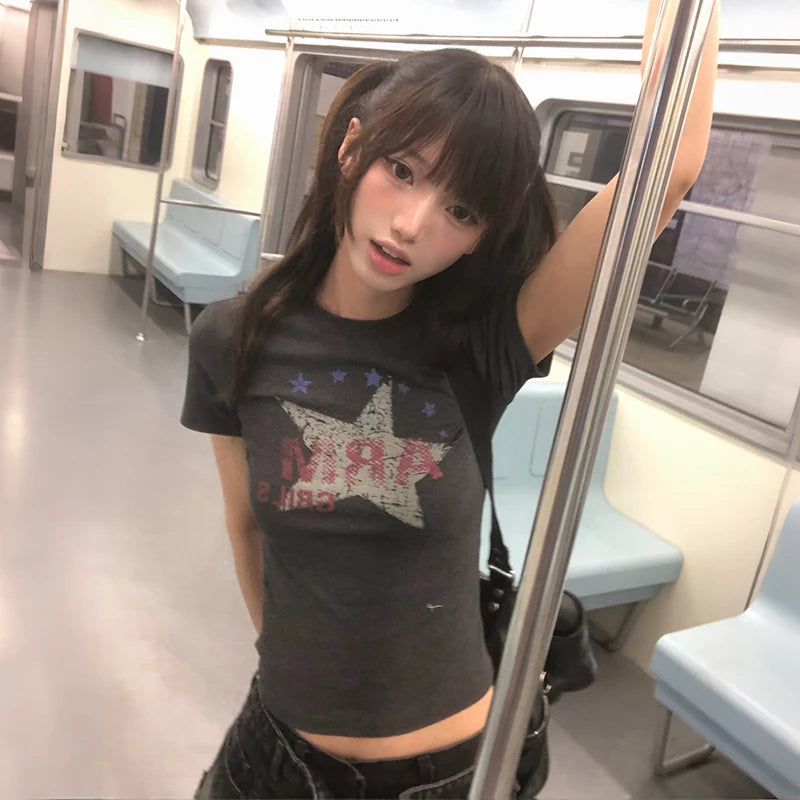 Star Print Gothic Tee