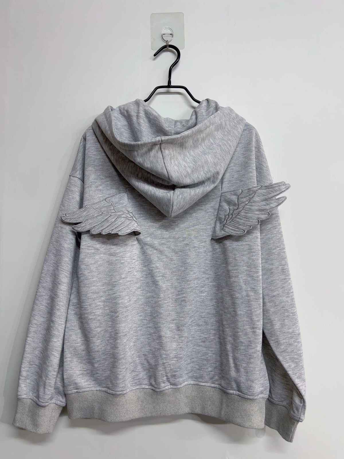 Angel Wing Embroidered Hoodie