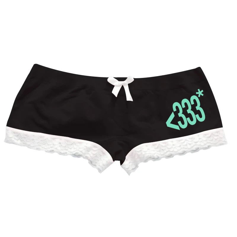 Skull Print Lace Shorts