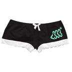 Skull Print Lace Shorts
