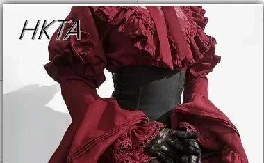 Gothic Ruffle Umbrella Dress