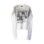 Vintage Print Long Sleeve Tee
