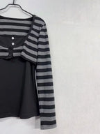 Striped Off-Shoulder Top