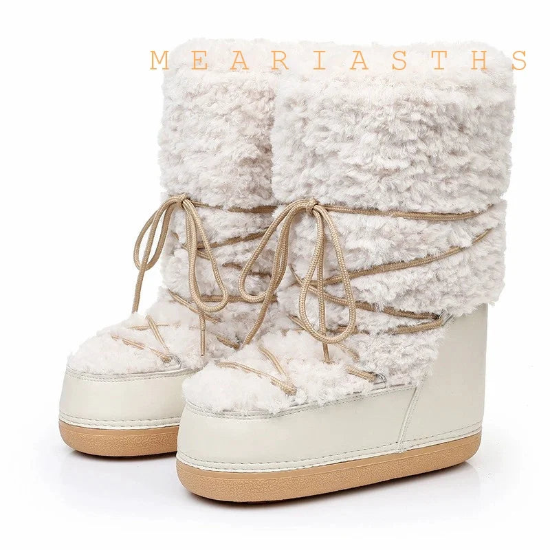 Faux Fur Snow Boots