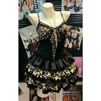 Leopard Print Two-Piece Set