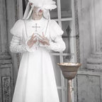 Gothic Nun Costume Dress