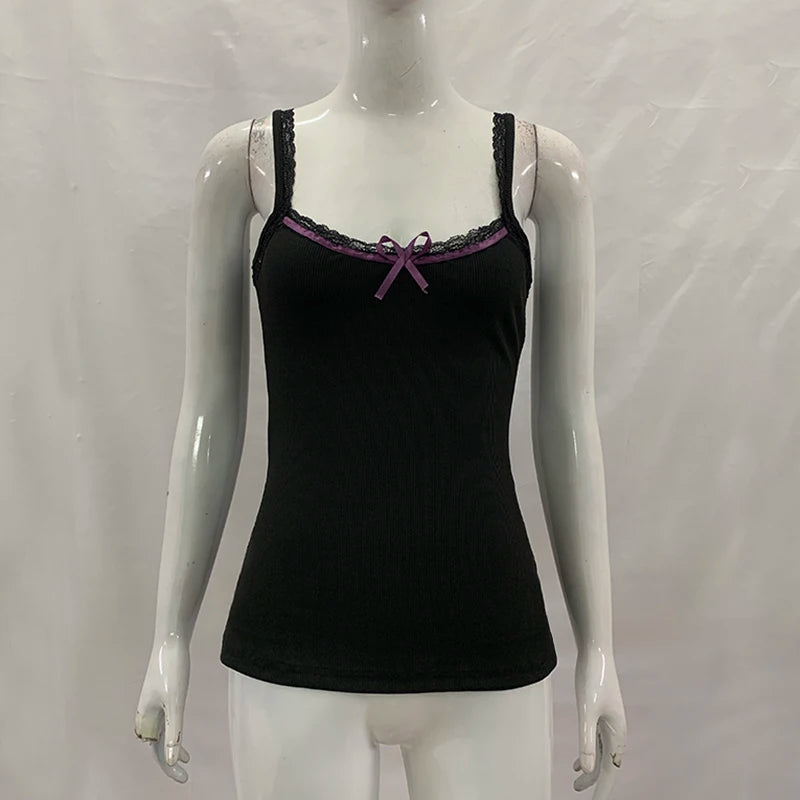Lace Trim Cami Top