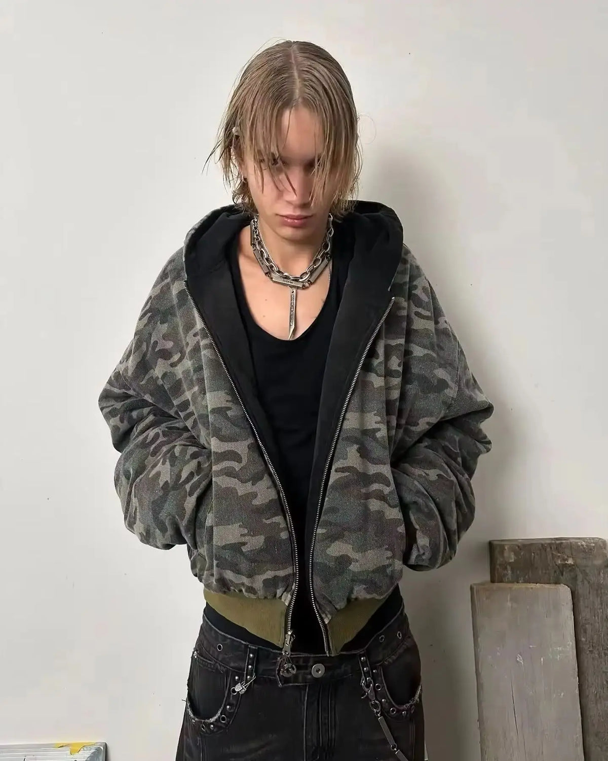 Camo Fleece Hoodie