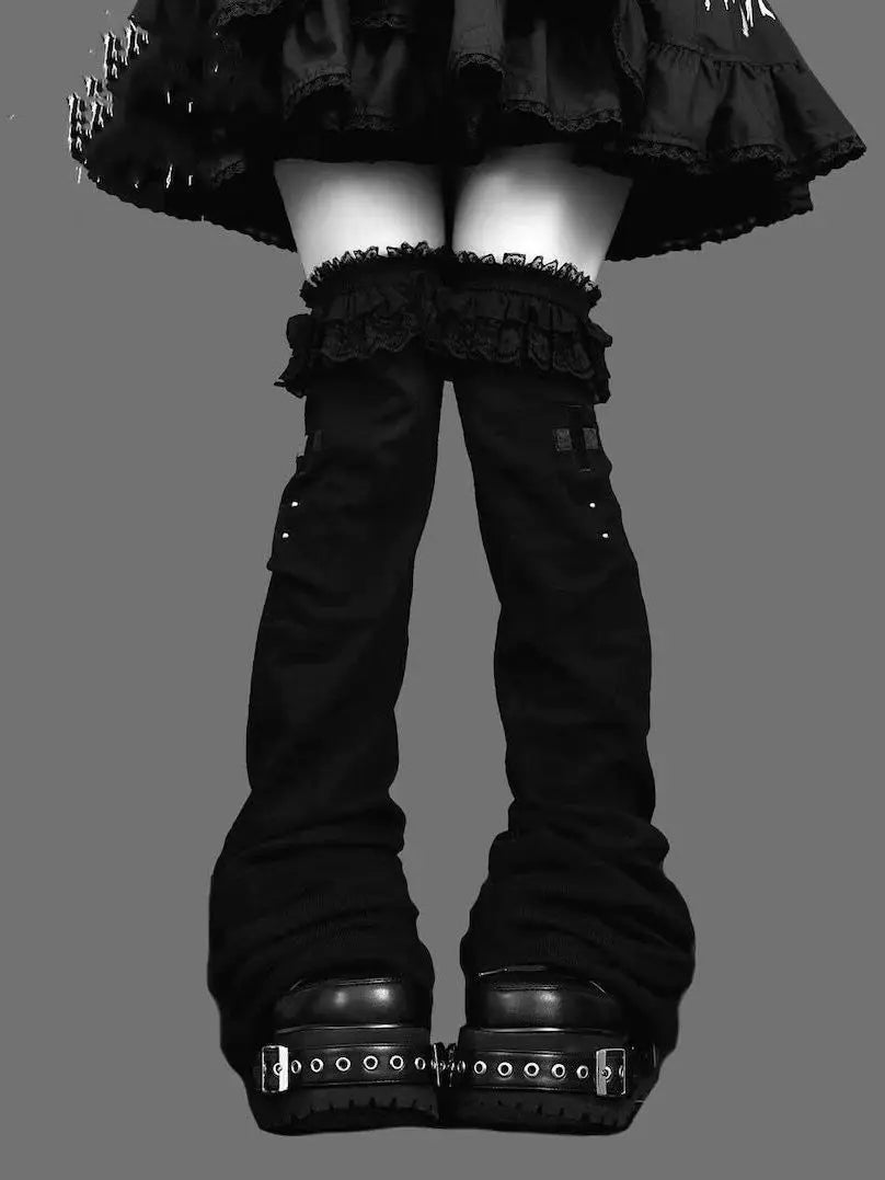 Lace Flare Leg Warmers