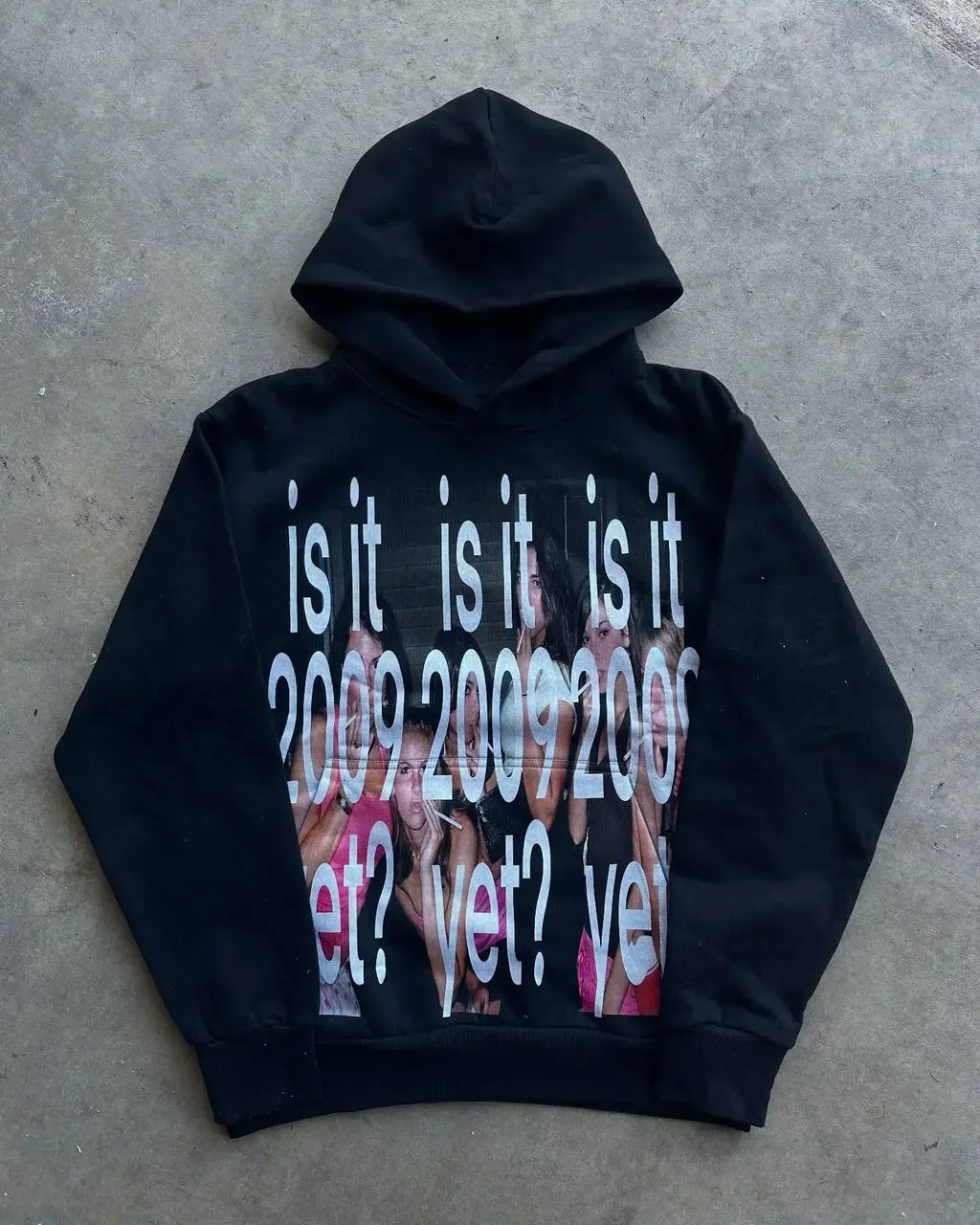 Cross Print Hoodie