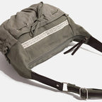 Olive Canvas Shoulder Bag