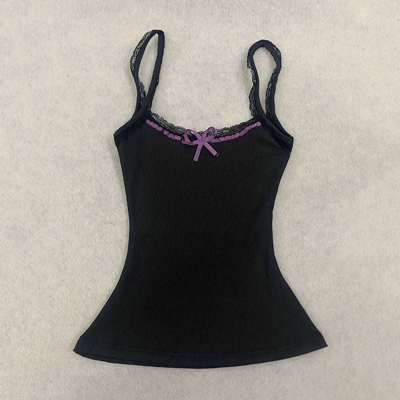 Lace Trim Cami Top
