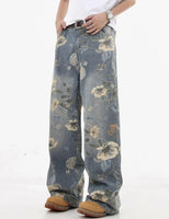 Vintage Wash Baggy Jeans