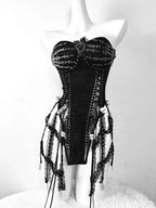 Black Gothic Corset Top