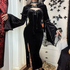Batwing Dress Black