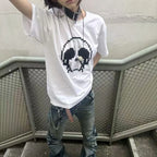 Skull Print Gothic Tee