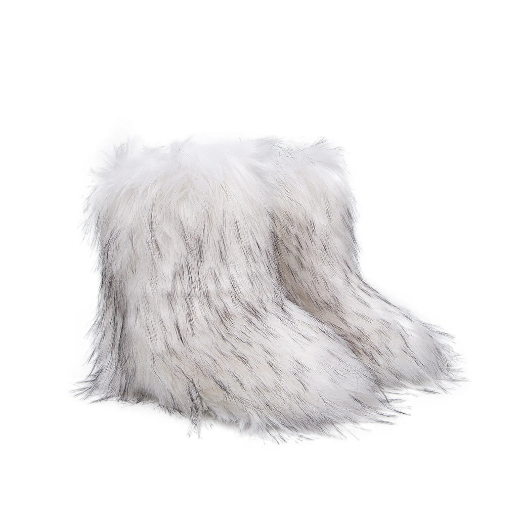 Fluffy Faux Fur Winter Boots