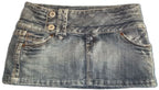 Studded Denim Shorts