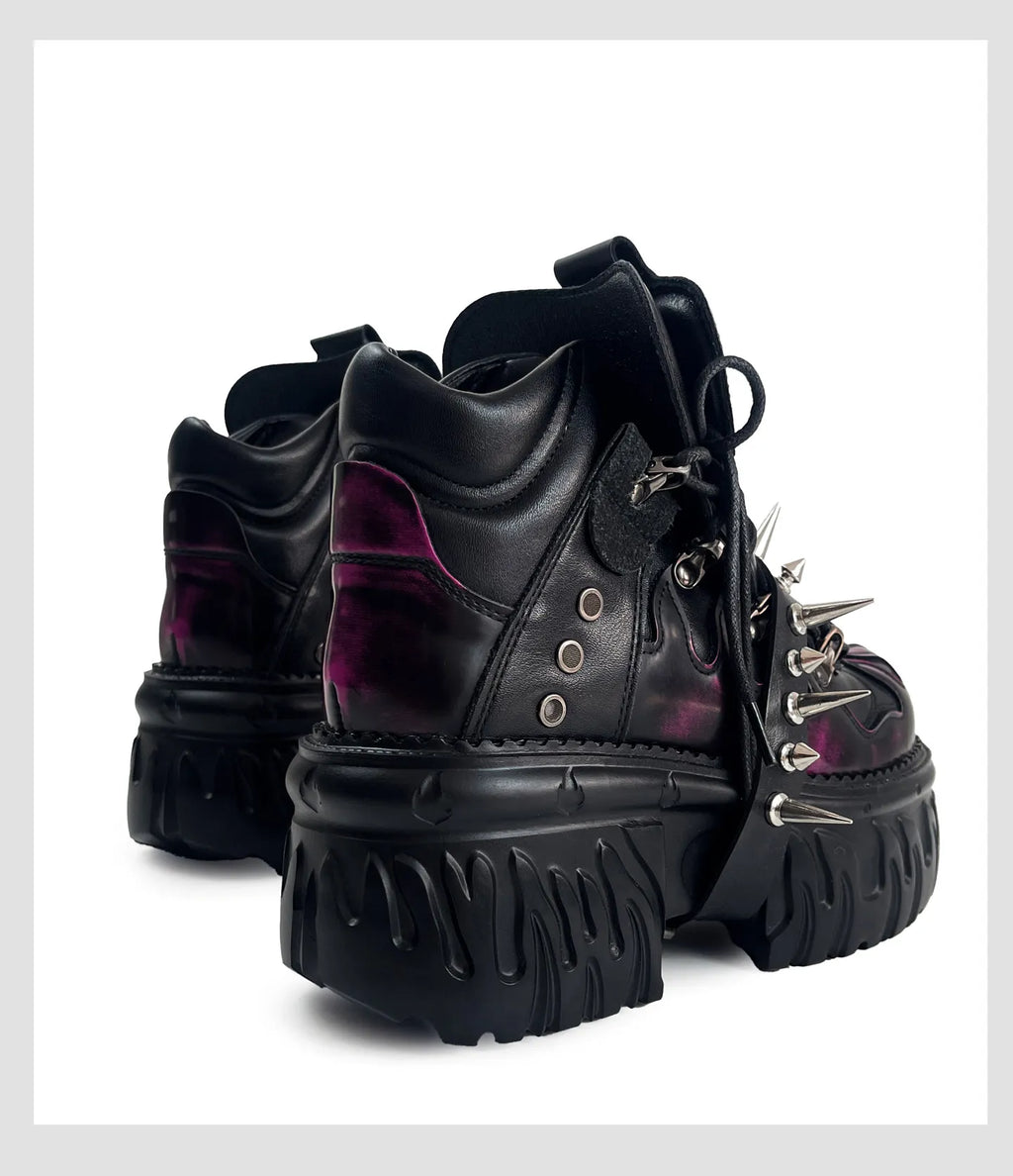Chain Platform Boots