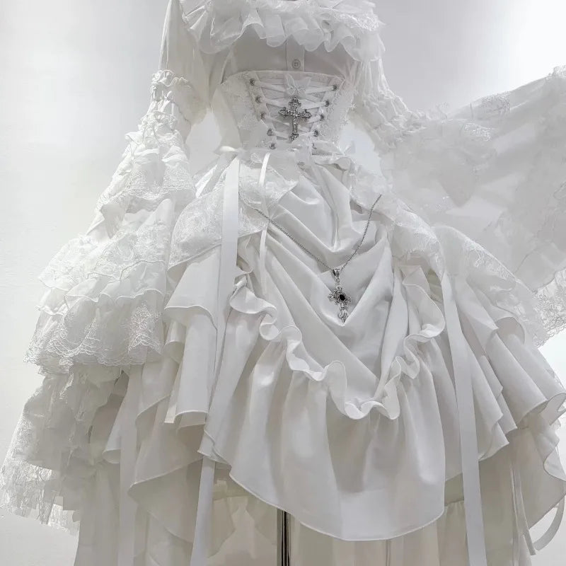 Gothic Lolita Ruffle Dress