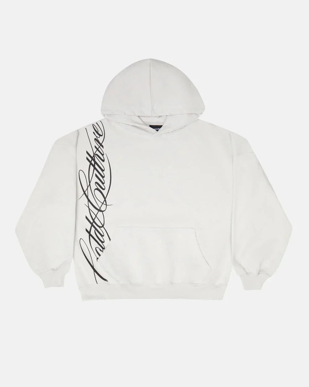 Gothic Print Hoodie