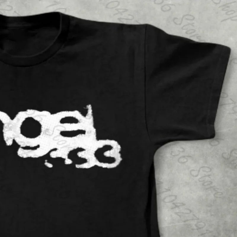 Angel Print Gothic Tee