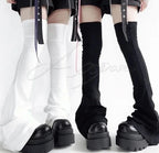 Horn Cuff Knee Socks
