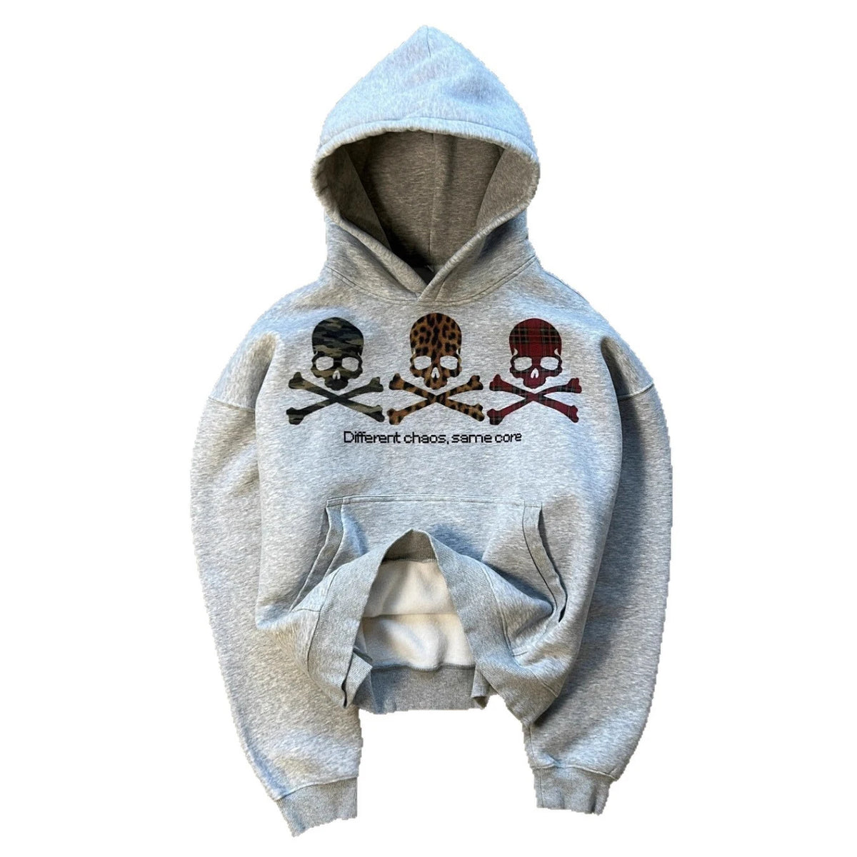 Skull Print Hoodie