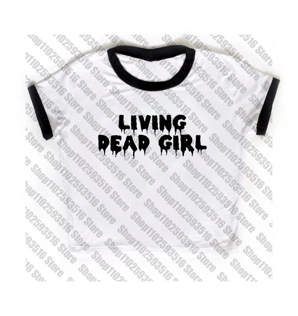 Living Dead Girl Crop Tee