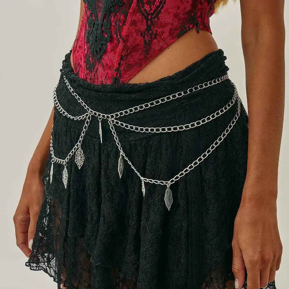 Bat Web Waist Chain