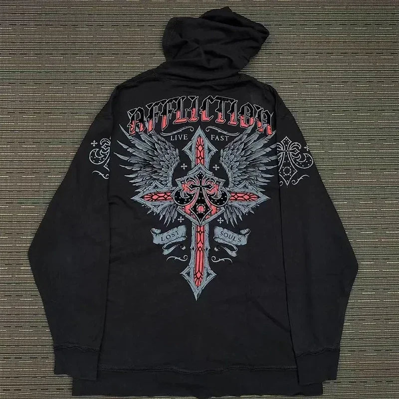Movie Player Print Hoodie