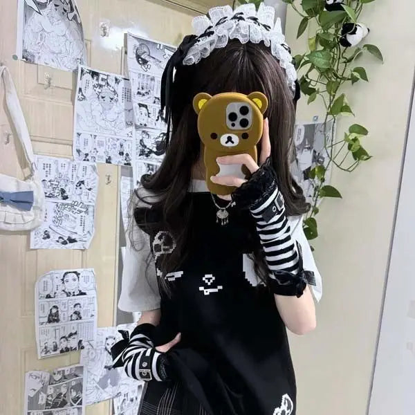 Lace Fingerless Arm Warmers