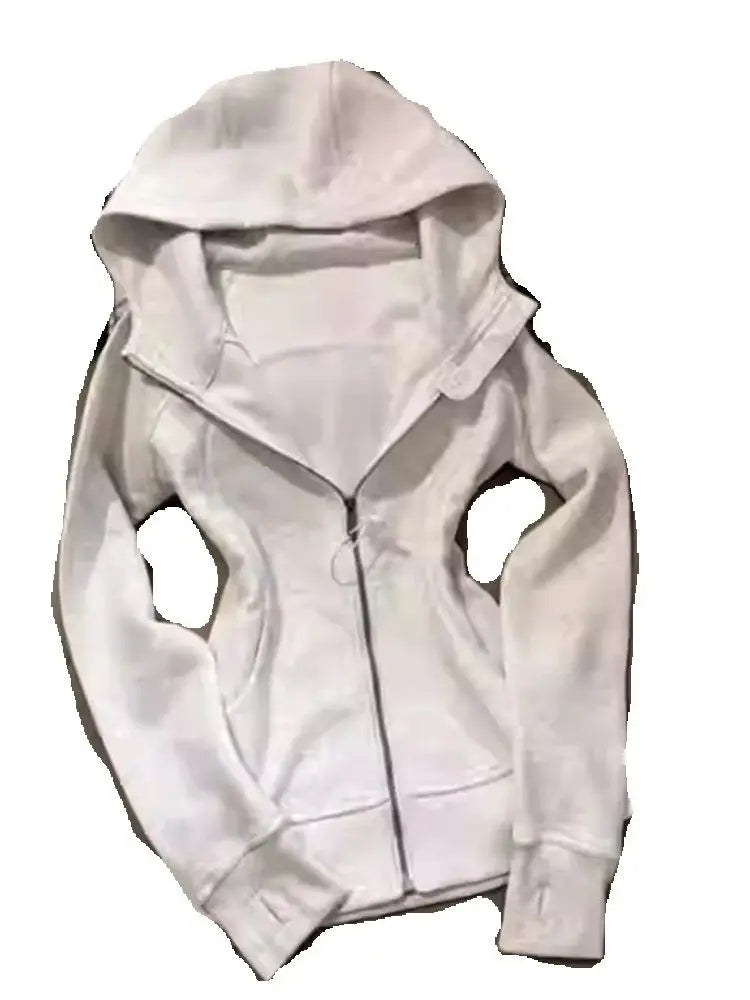 Grey Zip-Up Hoodie