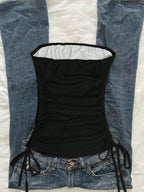 Drawstring Backless Corset