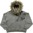 Faux Fur Hooded Jacket