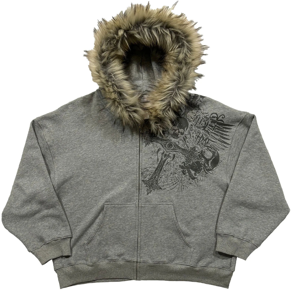 Faux Fur Hooded Jacket