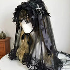Gothic Nun Veil Headpiece