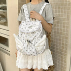 Angel Wings Polka Dot Backpack