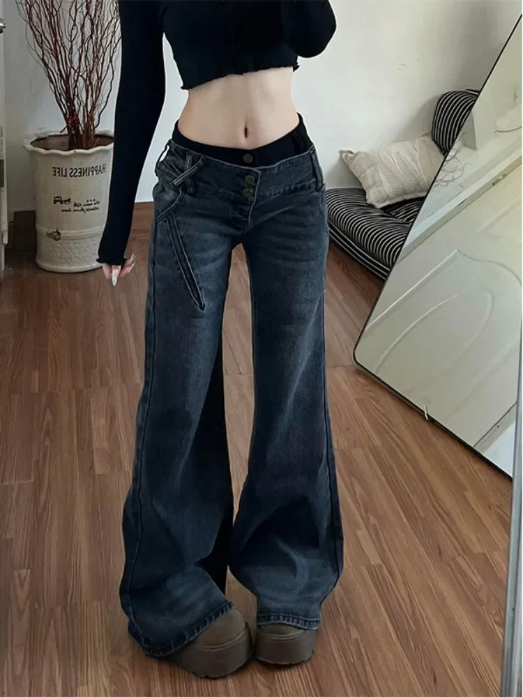 Patchwork Flare Jeans