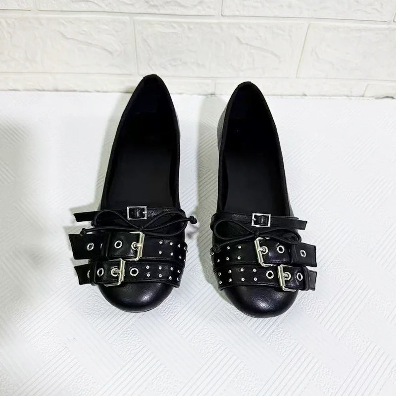 Studded Ballet Flats